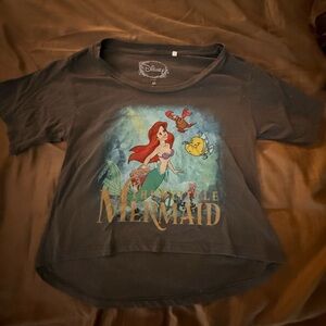 Disney The Little Mermaid long crop top Size Juniors Medium